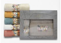 Подарунковий набір рушників Maribor - Love Vizon (Turkey), 3 штуки